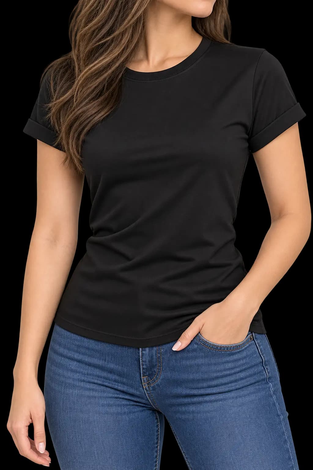 Camiseta Manga Doblada